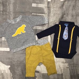 Next Direct UK Set & Andy & Evan Tie onesie 0-3mo